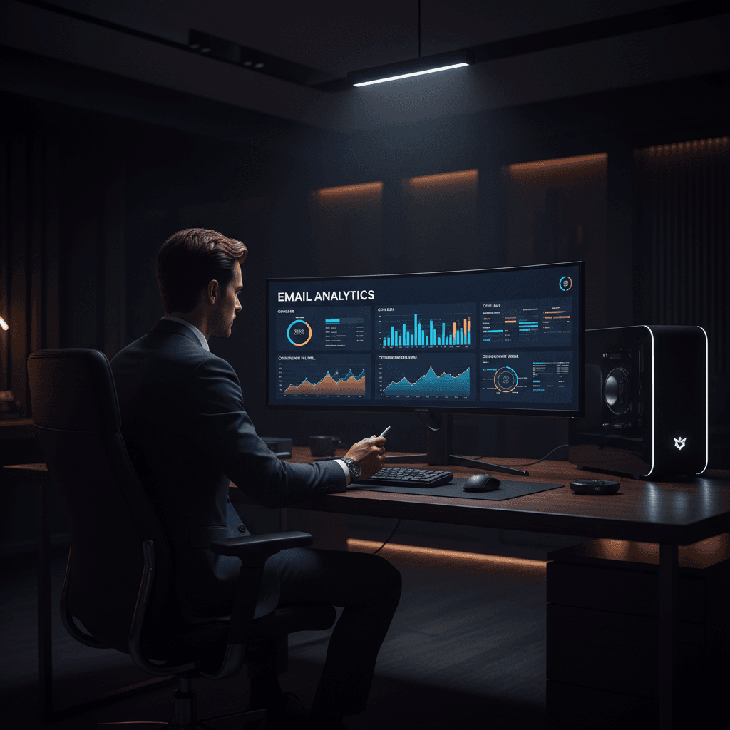 Email analytics and audience performance data
